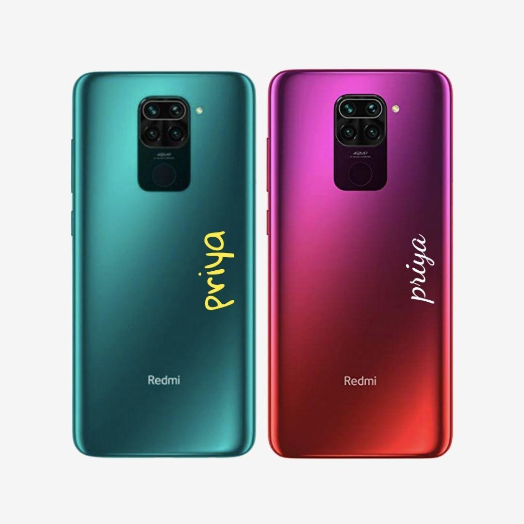 Custom Art Name Clear Case for Mi/Redmi/POCO Phones
