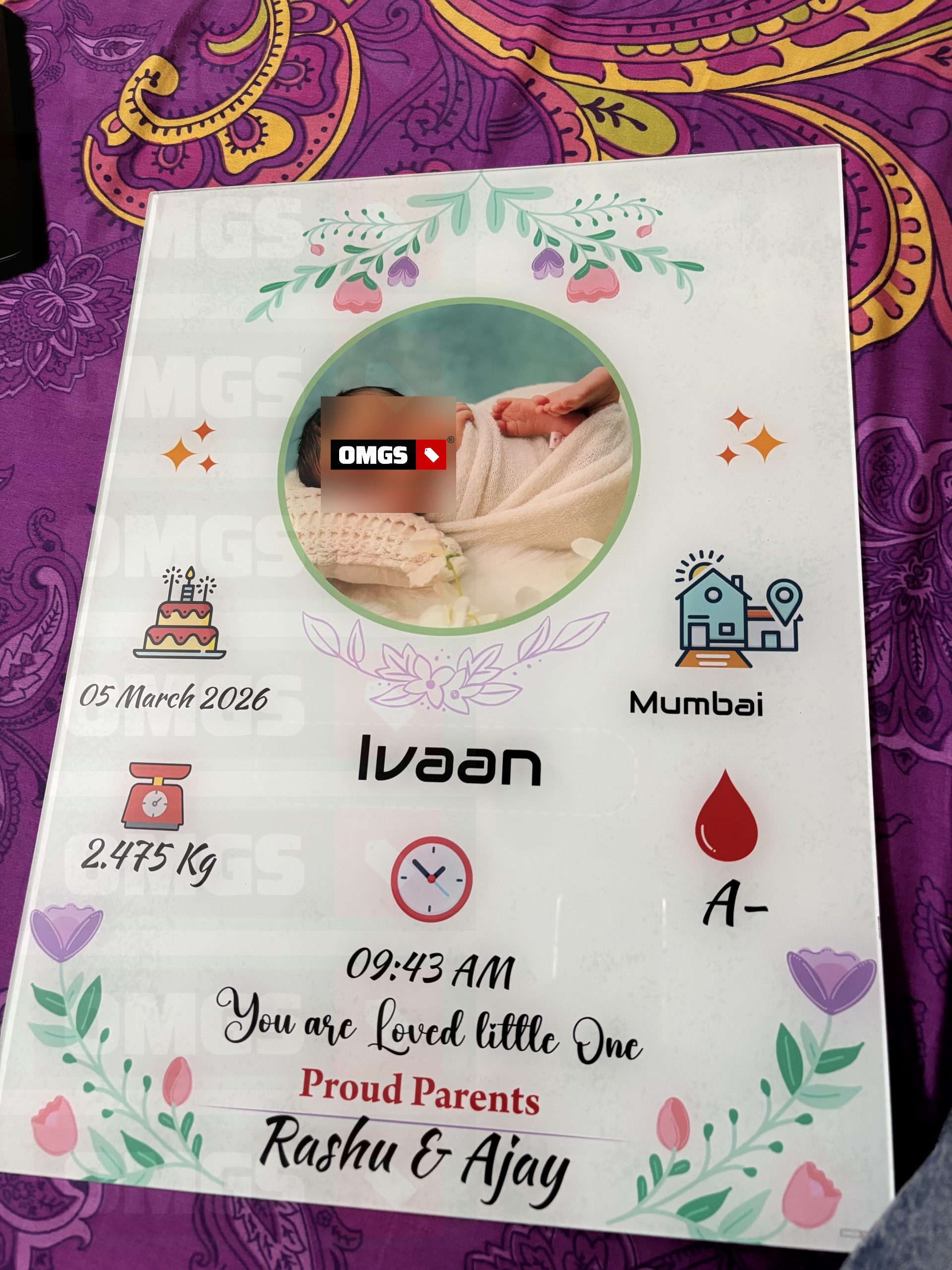 Customised Acrylic Photo Print (AR 0.75) photo review